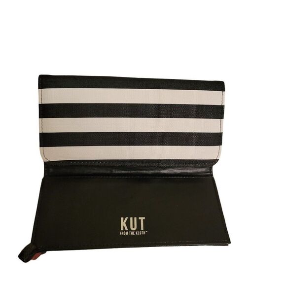 Kut from the Kloth Womens Wallet Black OS Slim Striped - Picture 2 of 7